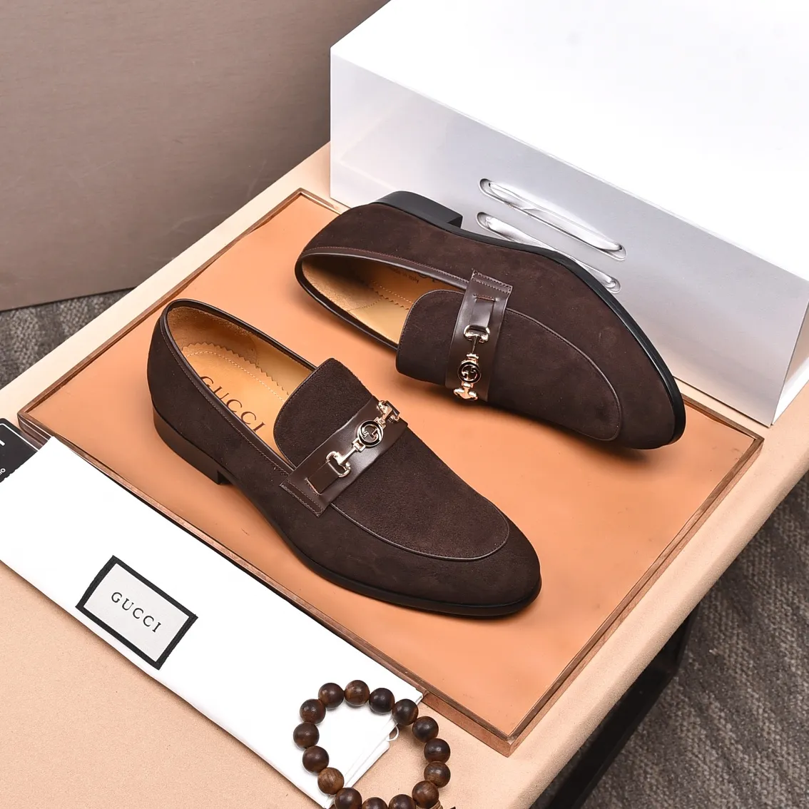 Men's shoes💰540📛📛Original (water-dyed cowhide) Gucci GUCCI official website formal shoes🌀 Italian🇮🇹imported cowhide➕top imported water-dyed cowhide lining💋Finely handmade original bottom, the real thing looks better when photographed in person Standard size 38-44